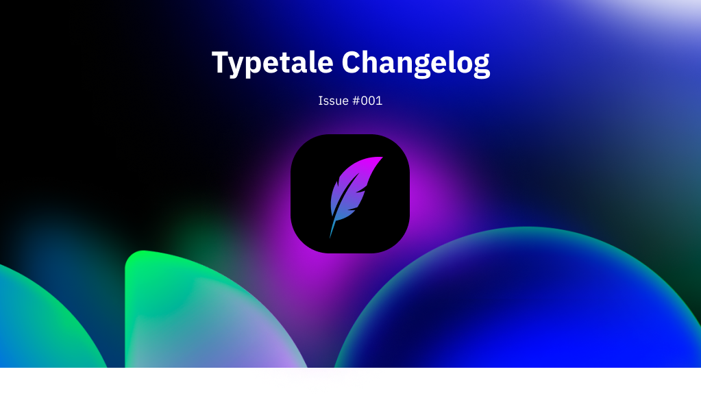 Feature drop from Typetale